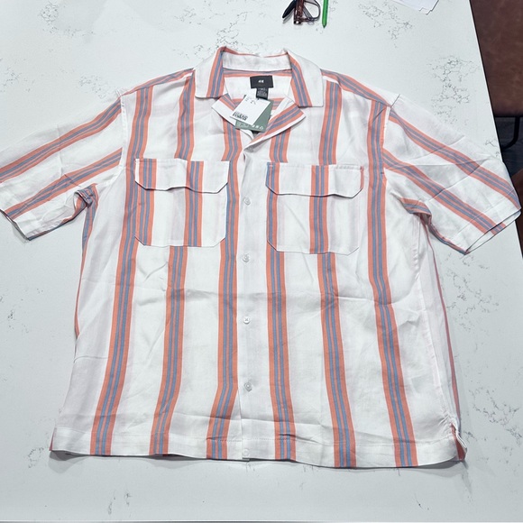H&M Shirts Hm Camp Collar Resort Shirt Nwt Poshmark
